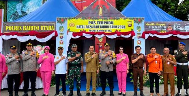 Pj Bupati Barito Utara Tinjau Pos Pengamanan Nataru, Pastikan Kesiapan Petugas dan Fasilitas