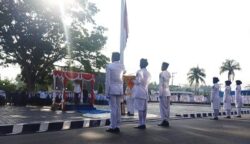 Kemenag Barito Utara Peringati HAB ke-79 dengan Upacara Pengibaran Bendera