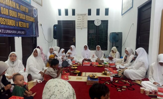 Khataman Al-Qur'an dan Buka Puasa Bersama di Kelurahan Lanjas, Pererat Ukhuwah Islamiyah
