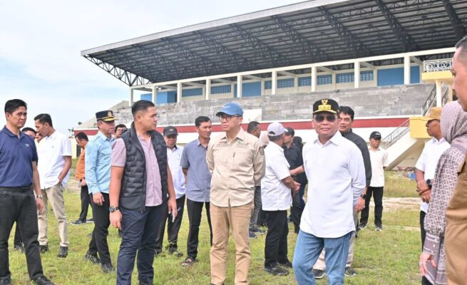 Dampingi Gubernur Tinjau Sport Center Hanau, Kadisdik: Pendidikan dan Olahraga Harus Sejalan