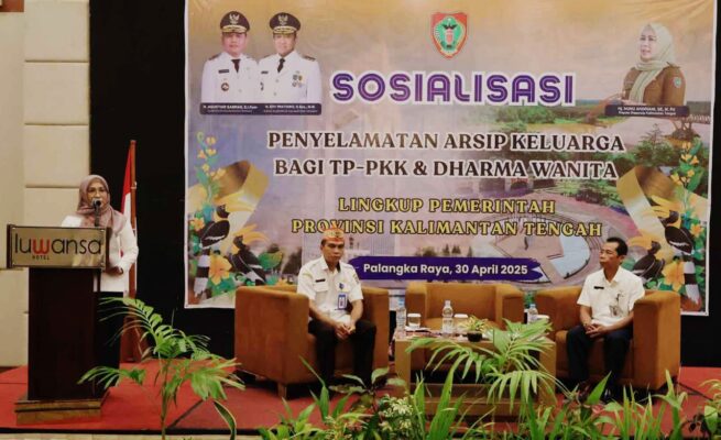 Dispursip Kalteng Dorong Tertib Administrasi Lewat Sosialisasi Arsip Keluarga