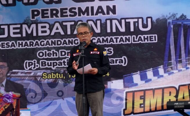 Dinas PUPR Barito Utara Siap Laksanakan Pelebaran Jalan Samping Jembatan Sei Tewei