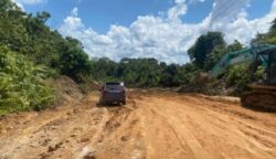 Pemprov Kalteng Komitmen Dorong Perbaikan Jalan Nasional Berlumpur di Murung Raya, Melalui Koordinasi dengan BPJN Kementerian PU