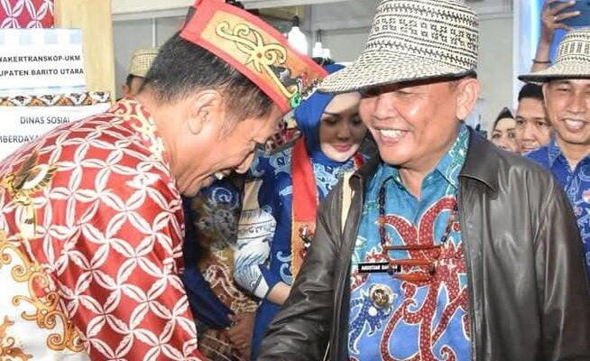 Gubernur Kalteng Kunjungi Stand Barito Utara, Dorong UMKM Lokal Lebih Berkembang