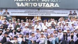 Penjabat Bupati Muhlis Lepas Kontingen FBIM 2025, Targetkan Barito Utara Jadi Juara Umum
