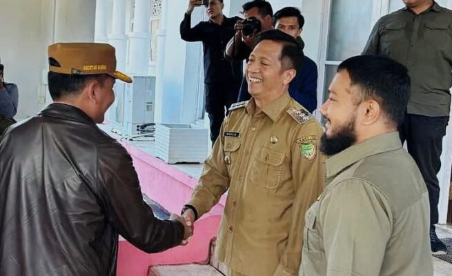 Pj Bupati Barito Utara Hadiri Rakor Penanganan Banjir DAS Barito Bersama Gubernur Kalteng