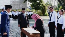 Pj Bupati Barito Utara Lantik 483 PPPK, Dorong Etos Kerja dan Integritas Aparatur