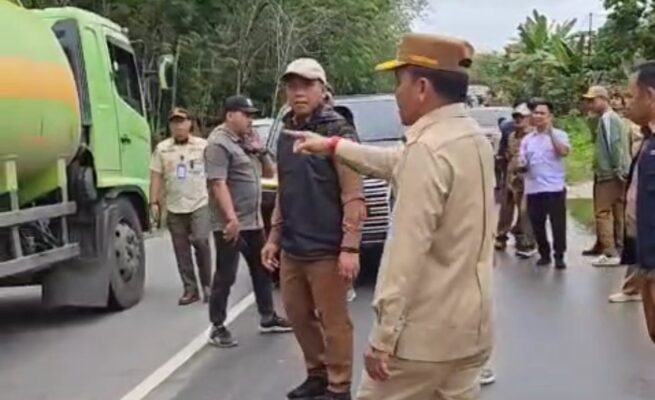 Gubernur Agustiar Sabran Geram: Truk Perusahaan Lebih Muatan Lintasi Jalan Palangka Raya-Kurun