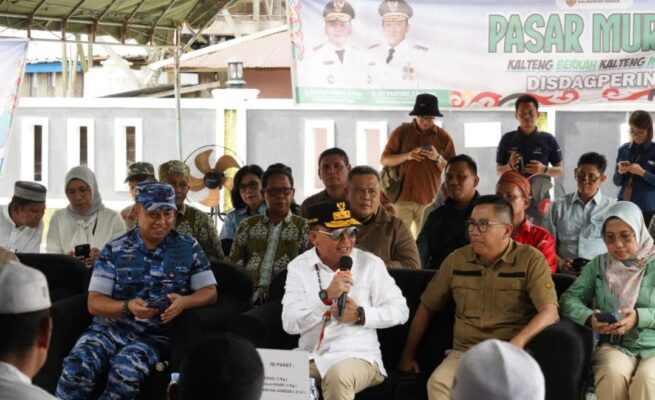 Ringankan Beban Warga, Pemprov Kalteng Gratiskan Sembako Lewat Pasar Murah di Seruyan