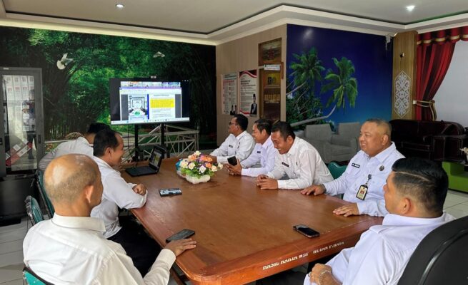 Rapat Anev Virtual, Kanwil Ditjenpas Kalteng Siap Tindaklanjuti Arahan Ditjenpas Pusat