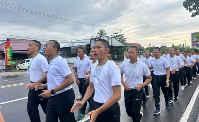 91 CPNS Kanwil Ditjenpas Kalteng Ditempa Fisik dan Mental untuk Tugas Pemasyarakatan