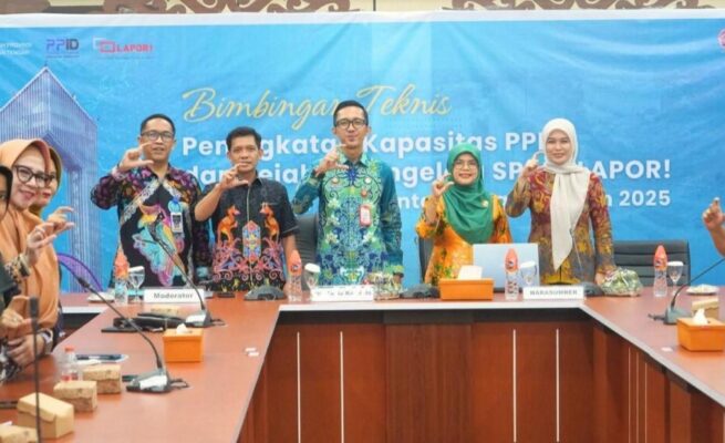 Diskominfosantik Kalteng Dorong Transparansi dan Tangkal Hoaks Lewat Bimtek PPID dan SP4N-LAPOR 2025
