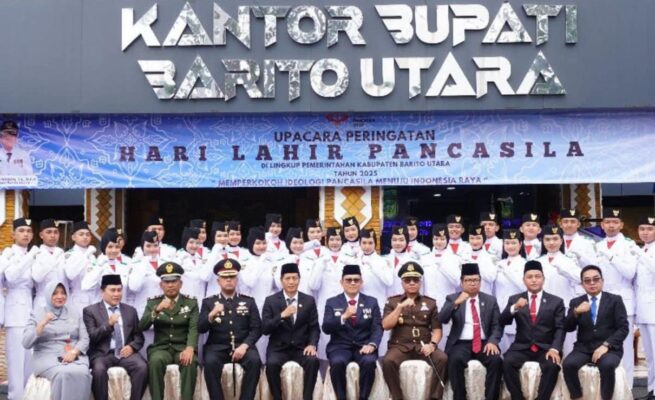 Peringatan Hari Lahir Pancasila, Pj Bupati Barito Utara Tekankan Pentingnya Implementasi Nilai Luhur Bangsa