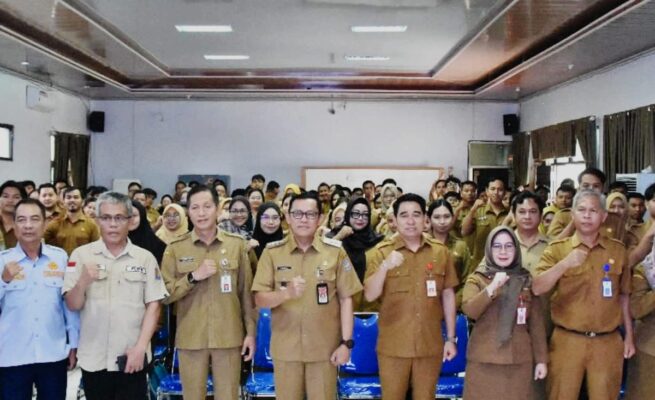 Pj Bupati Barito Utara Buka Orientasi dan Pembekalan CPNS-PPPK BPBD Tahun 2025