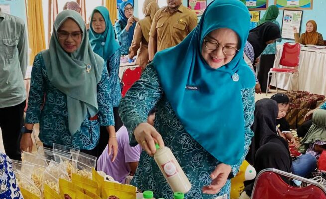 Pj Ketua TP PKK Barito Utara Serukan Penguatan Peran Posyandu di Desa Trahean