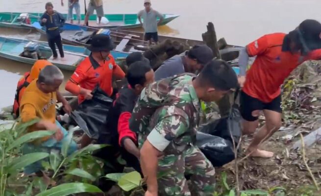 Jenazah Pria Tenggelam di Sungai Lamandau Ditemukan Tim SAR, 1 Km dari Lokasi Awal Kejadian