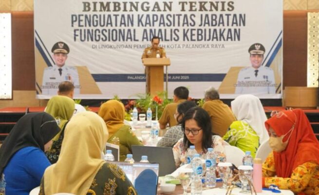 Dorong ASN Unggul, Pemko Palangka Raya Terapkan Sistem Corpu dan Gelar Bimtek Analis Kebijakan