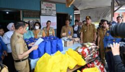 Kebakaran Hanguskan 15 Rumah di Puntun, Pemko Palangka Raya Gerak Cepat Salurkan Bantuan