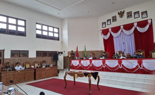 Bahas Rancangan Akhir RPJMD 2025–2029, DPRD Gunung Mas Gelar Paripurna ke-7