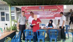 Sinergi Lawan Narkoba, Rutan Buntok Gandeng Polres Barsel Gelar Tes Urine