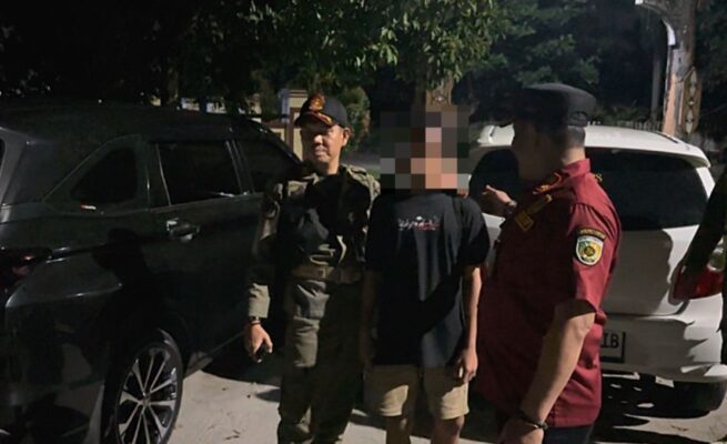 Satpol PP dan Dishub Palangka Raya Tertibkan Balap Liar di Jalan Dipenogoro