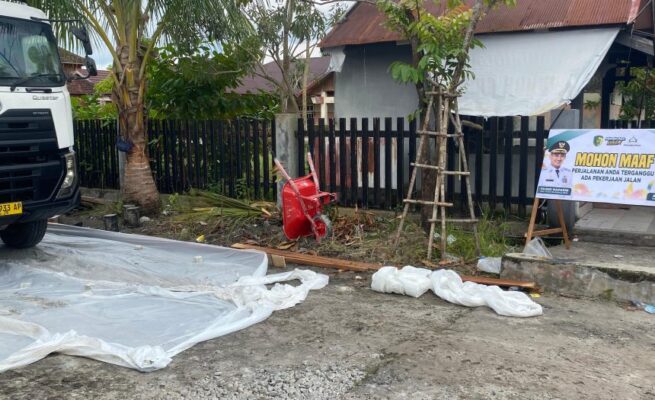 Fairid Naparin Realisasikan Pembangunan Jalan Lingkungan di Palangka Raya