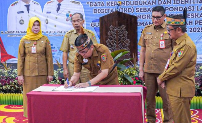 Dukung Indonesia Emas 2045, Pemprov Kalteng Dorong Transformasi Digital Administrasi Kependudukan