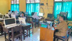 Starlink dan Panel Surya Bantu Sukseskan ANBK di Pelosok Kalteng