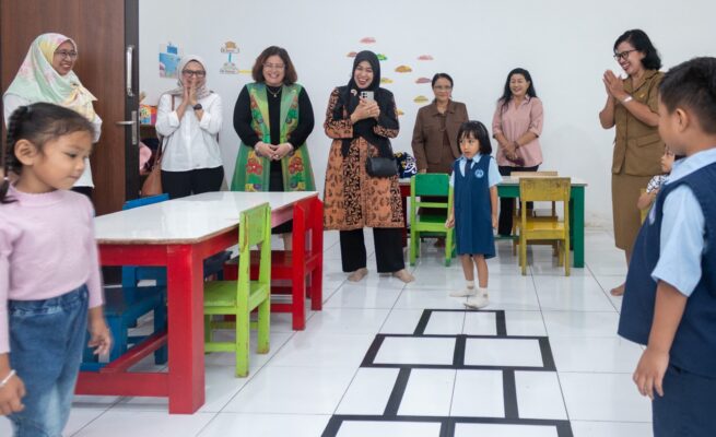 Ketua DWP Pusat Bidang Pendidikan Tinjau TK Binaan UPR, Dorong Peningkatan Kualitas dan Promosi Sekolah