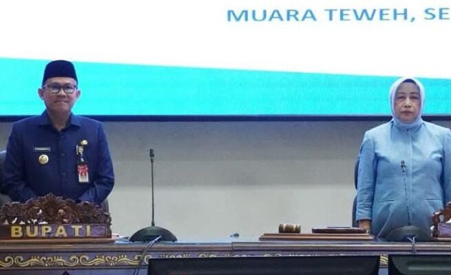 Pj Bupati Barito Utara Sampaikan Rancangan KUA-PPAS APBD 2026