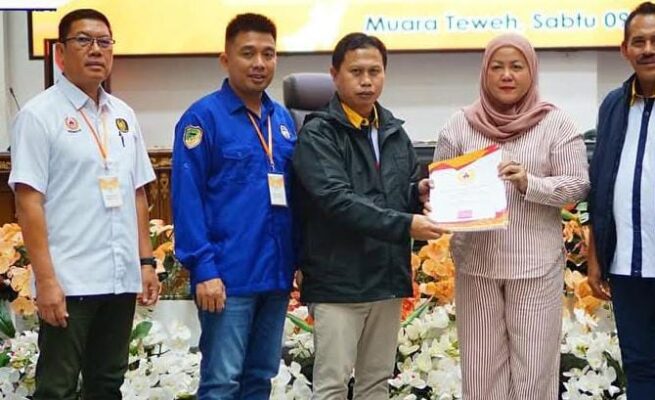 Henny Rosgiaty Rusli Terpilih Aklamasi Pimpin KONI Barito Utara