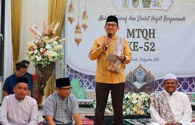 Malam Ta’aruf MTQH ke-52, Pj Bupati Barito Utara Ajak Perkuat Ukhuwah Islamiyah