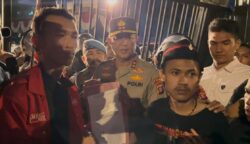 Kapolda Kalteng Terima Tiga Tuntutan Mahasiswa, Aksi Berakhir Malam Hari