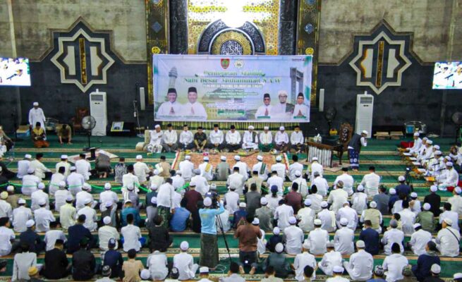 Peringatan Maulid Nabi di Masjid Raya Darussalam, Wagub Edy Pratowo Ajak Kokohkan Ukhuwah untuk Bangun Kalteng
