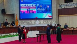 Junaidi Dilantik Jadi Wakil Ketua III DPRD Kalteng, Gantikan Jimmy Carter