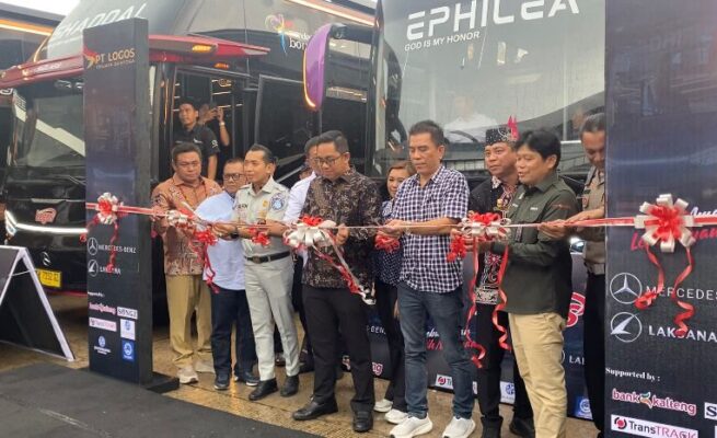 PO Logos Luncurkan Lima Sleeper Bus Mewah di Palangka Raya