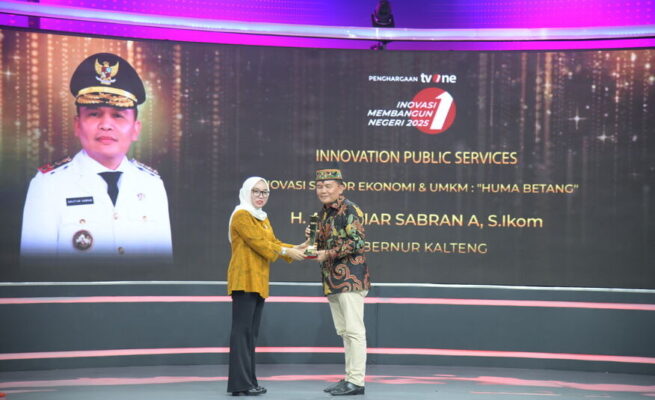 Program Huma Betang Night Antar Gubernur Kalteng Raih Penghargaan Inovasi Nasional 2025