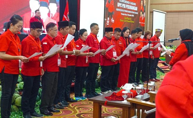 Ini Susunan Pengurus DPD PDI-P Kalteng Periode 2025–2030