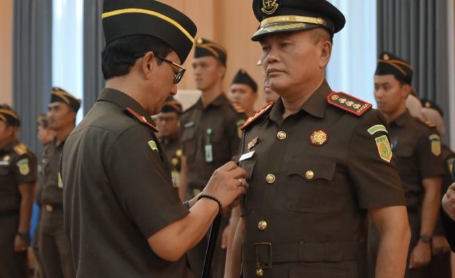 Yunardi Resmi Dilantik sebagai Kajari Palangka Raya
