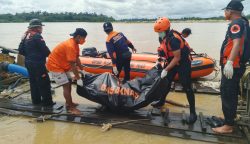 Empat Hari Pencarian, Korban Tenggelam di Sungai Kahayan Ditemukan Tak Bernyawa