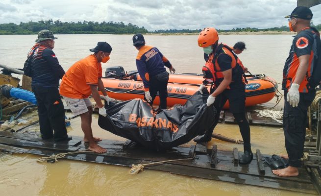 Empat Hari Pencarian, Korban Tenggelam di Sungai Kahayan Ditemukan Tak Bernyawa