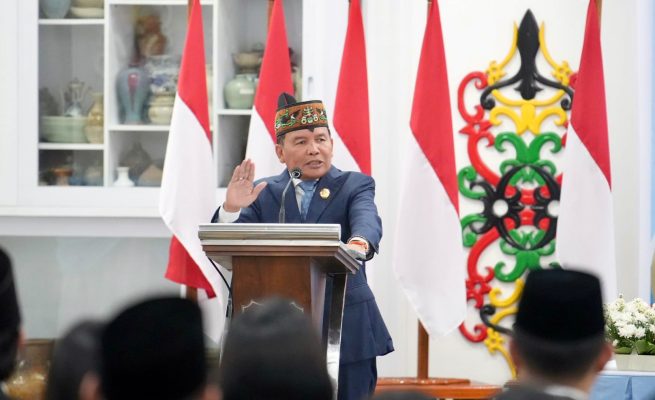 Gubernur Agustiar Sabran Lantik 6 Pejabat Baru Pemprov Kalteng