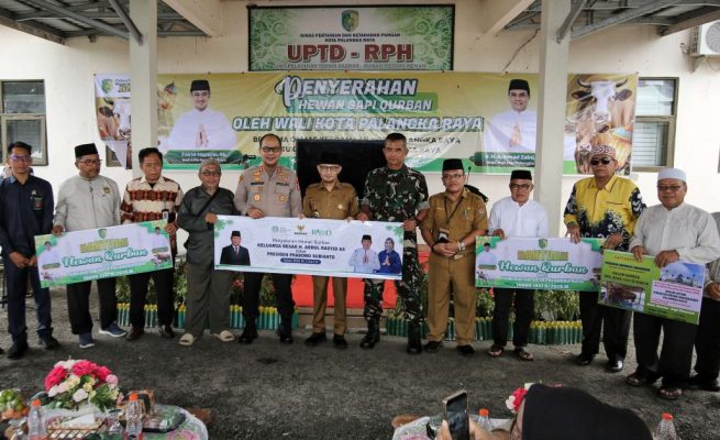 Gandeng Forum CSR, Pemkot Palangka Raya Salurkan 41 Hewan Kurban untuk Warga
