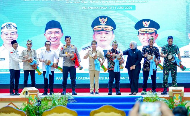 Gubernur Agustiar Sabran Buka Rakerda APDESI Kalteng 2026, Tekankan Kemandirian Desa sebagai Kunci Indonesia Emas 2045