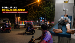 Balap Liar Subuh di Palangka Raya Makan Korban, Warga Ditabrak hingga Dilarikan ke Rumah Sakit