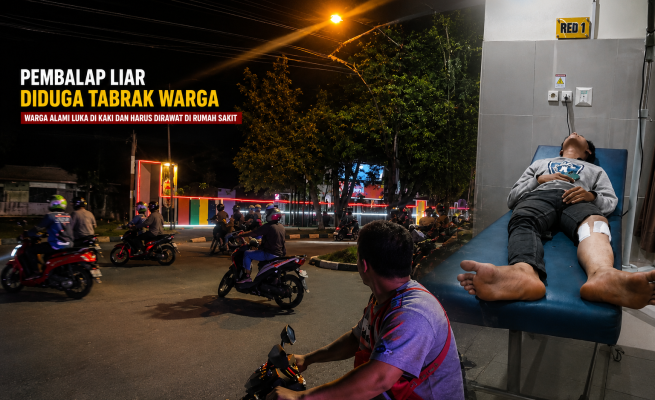 Balap Liar Subuh di Palangka Raya Makan Korban, Warga Ditabrak hingga Dilarikan ke Rumah Sakit