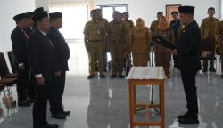 Achmad Zaini Lantik Pejabat Baru, Tekankan Kinerja ASN dan Percepatan Pembangunan Palangka Raya