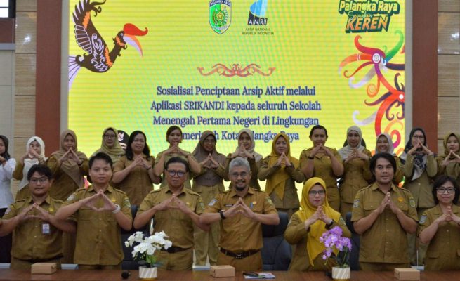 Dispursip Palangka Raya Dorong Digitalisasi Arsip Sekolah, Aplikasi Srikandi Mulai Diterapkan di Seluruh SMP Negeri