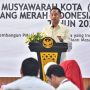Wali Kota Palangka Raya, Fairid Naparin secara resmi membuka Musyawarah Kota atau Muskot VIII Palang Merah Indonesia Kota Palangka Raya
