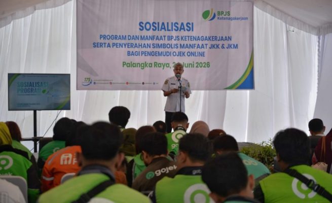 Pemkot Palangka Raya Dorong Pengemudi Ojek Online Ikut BPJS Ketenagakerjaan, Perlindungan Kerja Dinilai Semakin Penting
